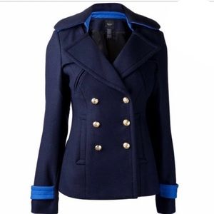 Smythe Blue Double Breasted Peacoat
